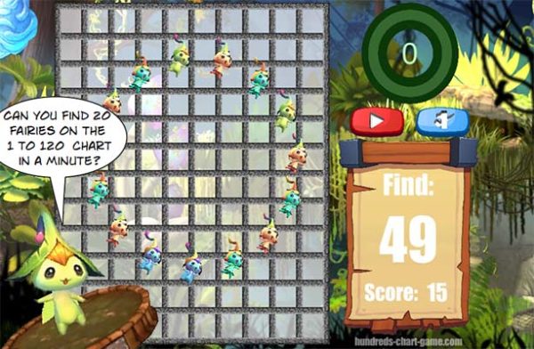 Interactive Hundreds Chart Game On A 1 To 120 Number Chart