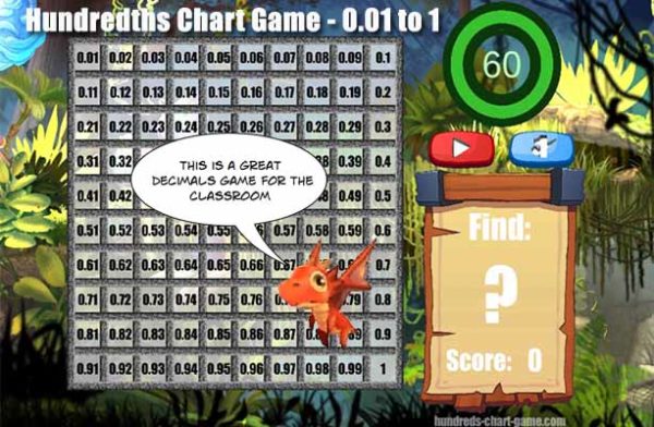 interactive decimals game for kids cool classroom activity or homework