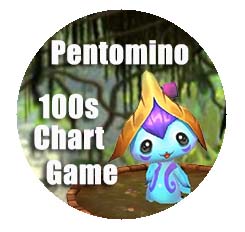100s Chart Game with Pentominos