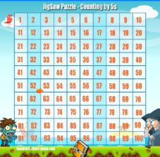 100s Chart Jigsaw Puzzle - 100s Chart Game for Improving Number Sense